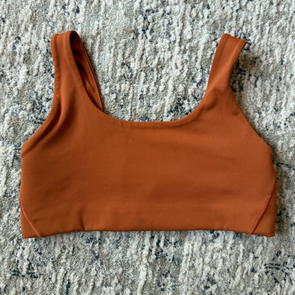 Nike Burnt Orange Dri-FIT Sports Bra